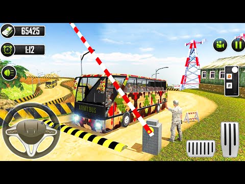 US Army Bus Driver 2019 Games For Android – Soldier Transport Games – Android Gameplay