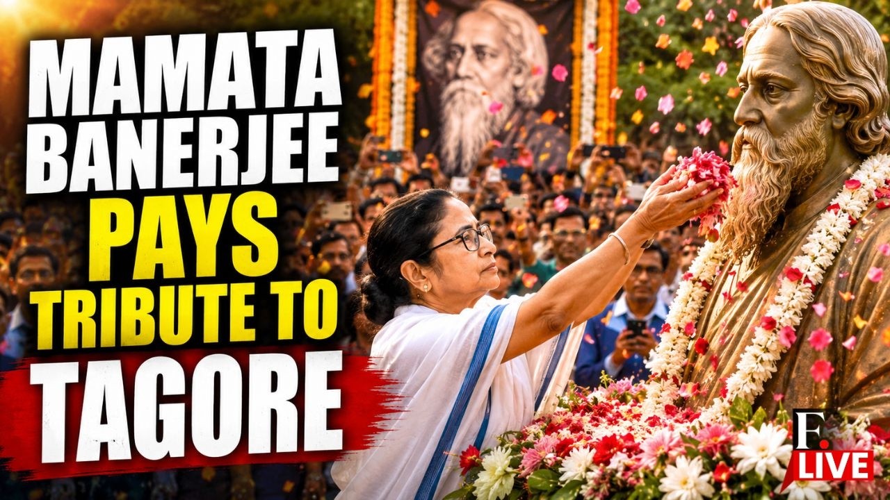TMC Chief Mamata Banerjee Pays Tribute to Rabindranath Tagore on Birth Anniversary | TMC LIVE
