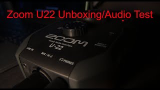 Video thumbnail for Zoom U22 USB Audio Interface Unboxing/Test on iPad Air 4th Gen! by EAtheVA
