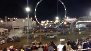 preview picture of video 'Marshfield Fair Demolition Derby Finale 2014'