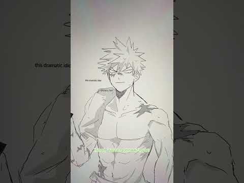 He likes being dramatic… #mha#bnha#katsuki#bakugou#deku#izukumidoriya#bkdk#bakudeku#myheroacademia