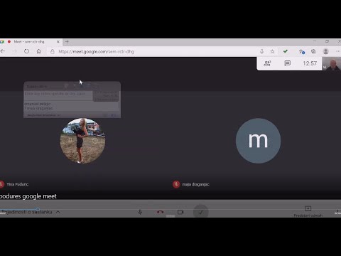 Projekt Podures edukacija putem Google meet aplikacije