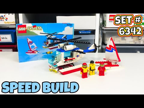 LEGO Systems "Beach Rescue Chopper" Speed Build 🚁 LEGO Set 6342