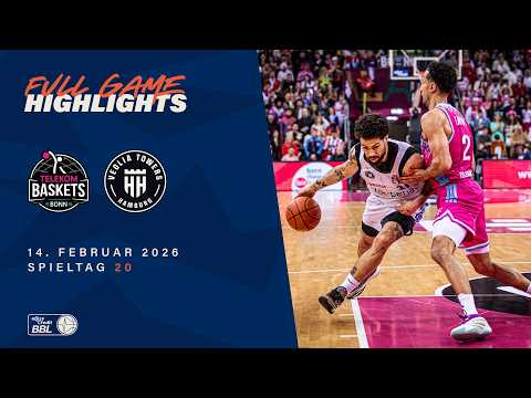 Telekom Baskets Bonn vs. Veolia Towers Hamburg - Full Game Highlights - Spieltag 20, 25/26