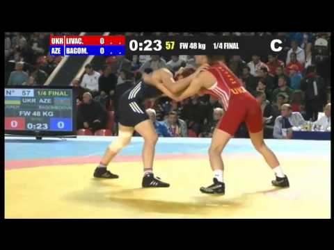 SWEC-2013  Mariya LIVACH (UKR) - Patimat BAGOMEDOVA (AZE) 1/4 final