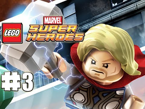 LEGO Marvel Superheroes - 100% Guide - Level 3 - Exploratory Laboratory (HD Gameplay Walkthrough)
