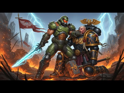 What If the Doom Slayer Entered Warhammer 40K?