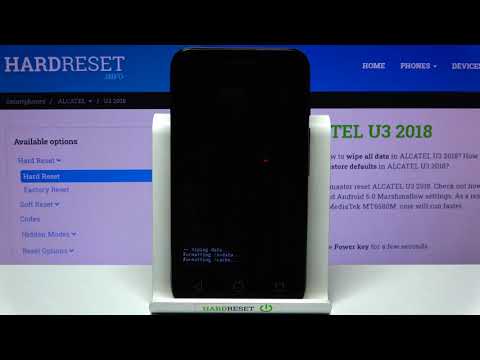 Cómo formatear ALCATEL U3 - quitar bloqueo, restaurar de fábrica