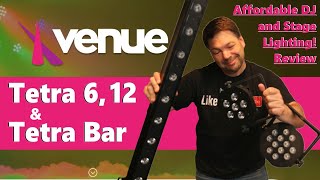 Video thumbnail for Tetra 6, Tetra 12 and Tetra Bar from Venue!  Affordable DJ Lights available at Guitar Center. Review by DJ Lighting with Kris