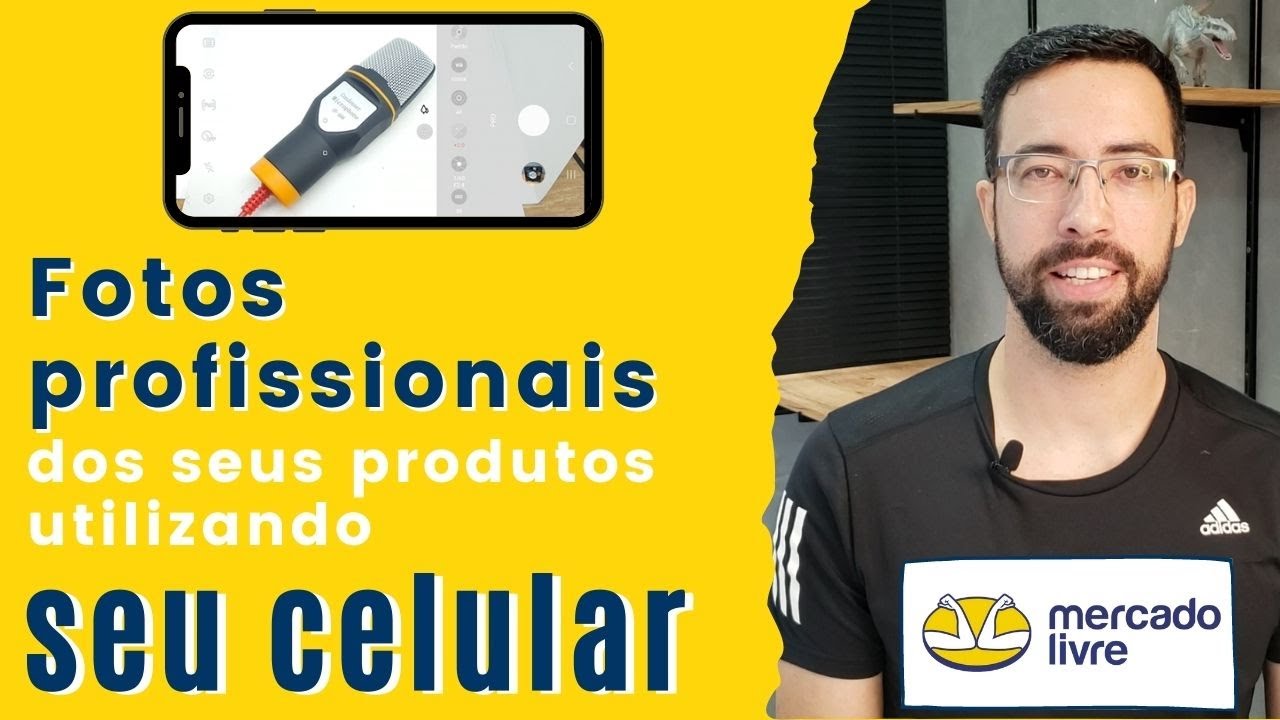 Fotos profissionais dos seus produtos no Mercado Livre com o celular.