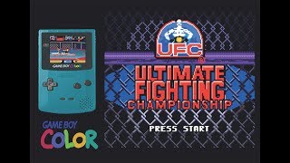 UFC Ultimate Fighting Championship Chuck Liddell Game Boy Color - C&M Playthrough