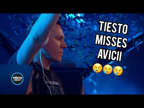 TIESTO CRIES FOR AVICII 😢😢😢