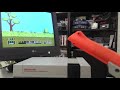 Jogando Duck Hunt Em Monitor Moderno Lcd E Crt