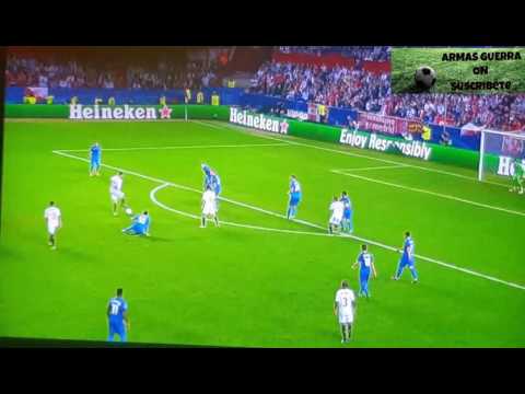 Sevilla FC 4 Vs Dinamo de zagreb 0 Gol de Ben Yedder