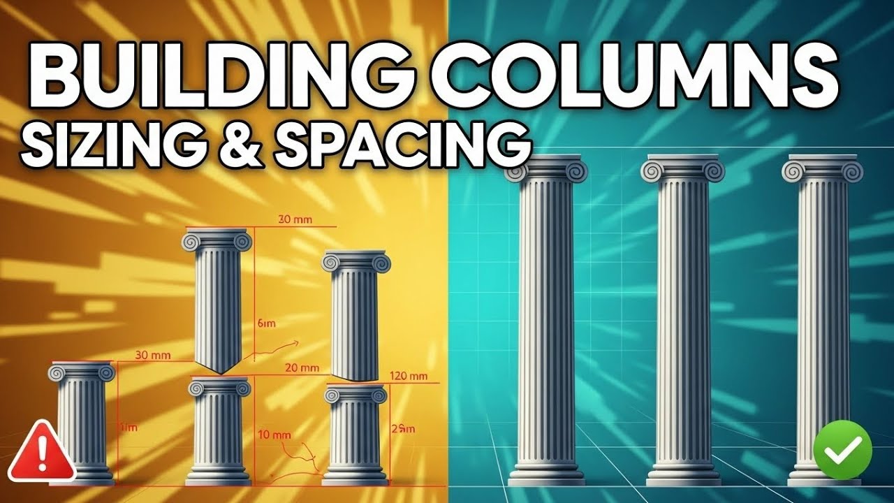 Column Sizing & Spacing: The Structural Grid Rules Every Architect Must Know