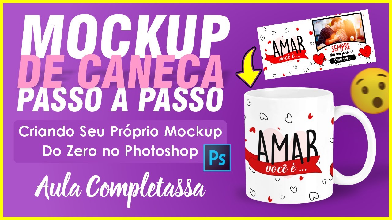 Como Fazer Mockup de Caneca no Photoshop (Passo a Passo COMPLETO)