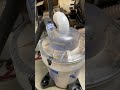 First test of the new Oneida Dust Deputy Low-Pro deluxe separator kit.