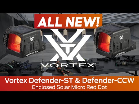 ALL NEW Vortex Defender ST & Defender CCW Enclosed Solar Micro Red Dot. Unboxing and Testing
