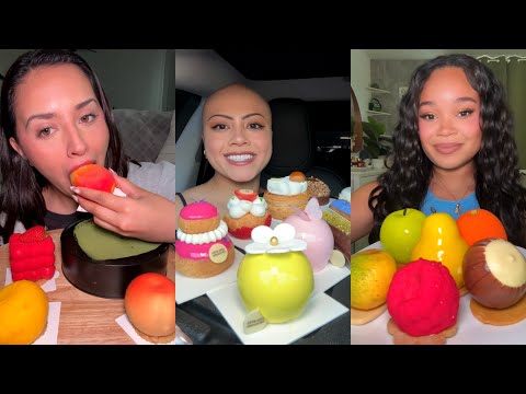 TIKTOK Viral Beautiful Pastries Mukbang Compilation! #4