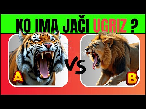 🐅 Lav ili Tigar? – SAMO 5% LJUDI OVO REŠI DO KRAJA! 🐘