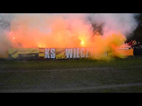 Wieczysta Kraków - Michałowianka Michałowice (26-03-2017) OPRAWA! PIRO!!!