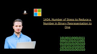 YouTube video 'Leetcode 1404. Number of Steps to Reduce a Number in Binary Representation to One'