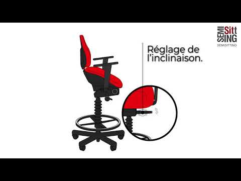 Siège assis-debout professionnel SWING