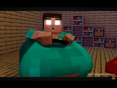 Fat Herobrine nightmare- Minecraft Animation