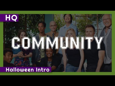 Video trailer för Community (2009-2015) Halloween Intro