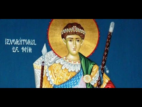 ACATISTUL SFÎNTULUI MARE MUCENIC DIMITRIE, IZVORATORUL DE MIR.