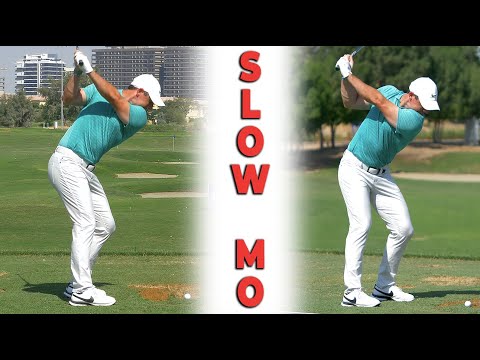 Rory McIlroy Slow Motion Iron Swing 2023