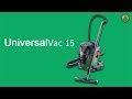 Пилосос для вологого та сухого прибирання Bosch UniversalVac 15 0.603.3D1.100 - відео