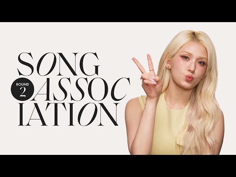 JEON SOMI Sings TWICE, Dua Lipa, & PinkPantheress ft Ice Spice in ROUND 2 of Song Association | ELLE