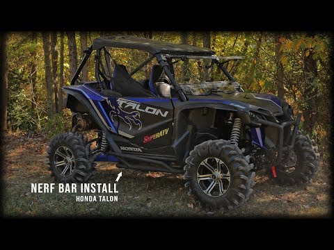 How to Install Nerf Bars / Tree Kickers / Rock Sliders on Honda Talon