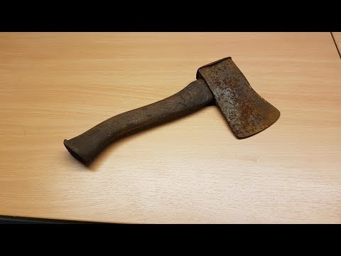 Rusty Old Axe / Hatchet Restoration