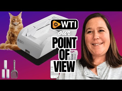Open-Top Self-Cleaning Automatic Cat Litter Box-Smart APP Control (2.4G/5G) with Health Tracking&24H Backup - WTI product video review
