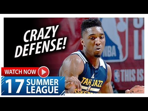 Donovan Mitchell Full Highlights vs Grizzlies (2017.07.11) Summer League - 37 Pts, 8 Steals!