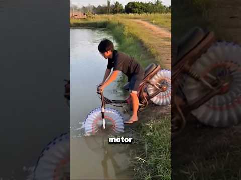 akhirnya motornya bisa berjalan di dalam air#shorts #viralshorts