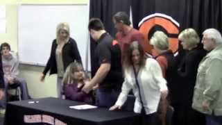 preview picture of video 'Gilmer Buckeyes on National Signing Day - Feb 4, 2015'