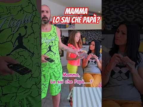 🤣 Mamma, Lo sai che Papà...? #jacopoeginevra #divertimento #ironia #ridere #comicità