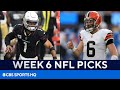 Week 6 NFL Picks: Cardinals at Browns, Packers at Bears, & MORE | CBS Sports HQ
