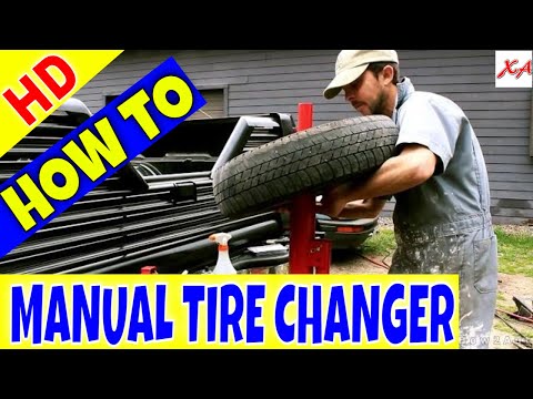 Harbor Freight Tire Changer Demonstration