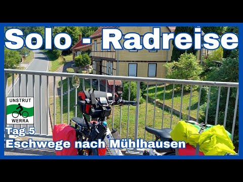 Meine E-Bike-Radreise, 444 km quer durch Deutschland, Unstrut-Werra-RWeg von Eschwege nach Vogtei,