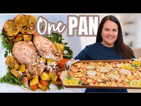 Spring Flavors in ONE PAN! |🍋 Easy Lemon Garlic Chicken Dinner
