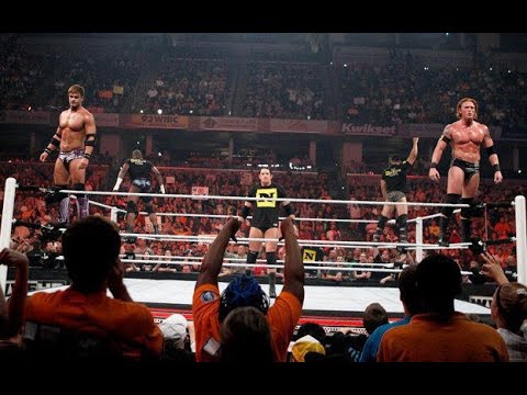 The Nexus (Heath Slater & Justin Gabriel) vs Evan Bourne & Mark Henry