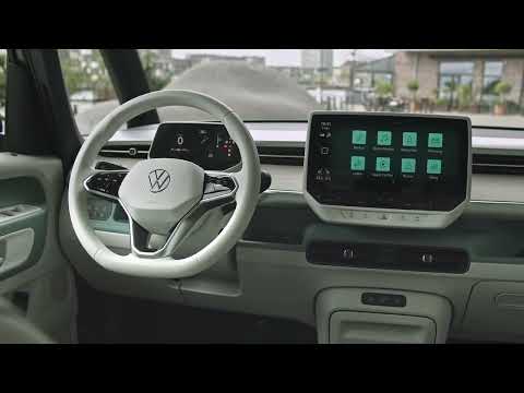 Volkswagen ID. Buzz People Interior Design in Candy White and Bay Leaf Green