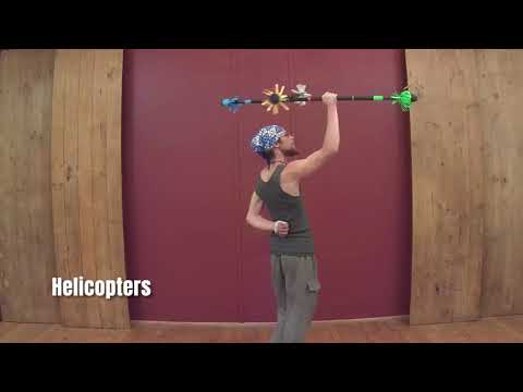 Double Contact Staff - SOSC - 1 hand and Cross