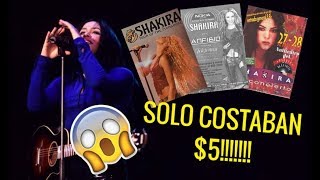 Cuanto Han Costado Los Boletos De Todas Las Giras De Shakira?.