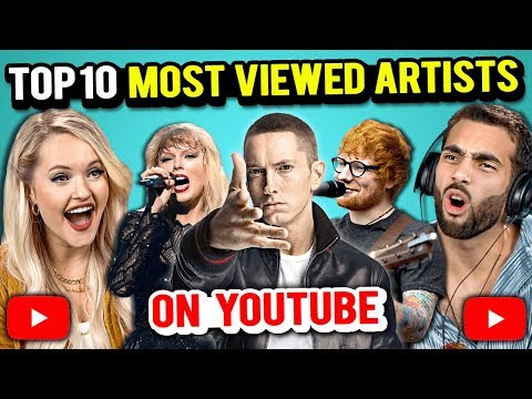 Adults React To Top 10 Most Viewed YouTube Music Artists Of All Time