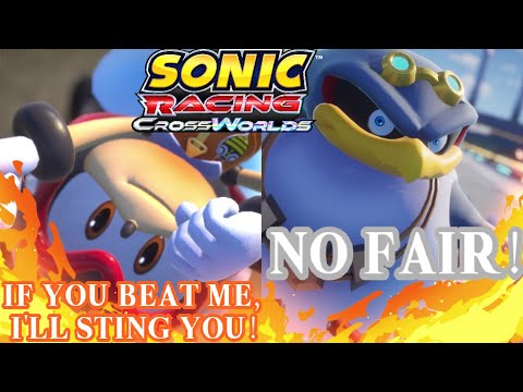 Sonic Racing: CrossWorlds All Charmy Rival Interactions